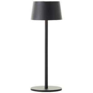 Brilliant Dobíjacia stolná lampa Jona 2 W, 170 lm, 3000 K, čierna pr. 9 x 25 cm