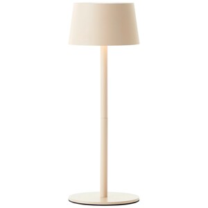 Brilliant Dobíjacia stolná lampa Jona 2 W, 170 lm, 3000 K, béžová pr. 9 x 25 cm