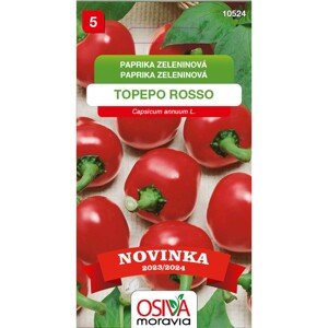 Aros Semená Paprika, sladká Tope. Rosso (Capsicum annuum L.)