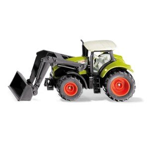 SIKU Kovový model Traktor Claas Axion s predným nakladačom