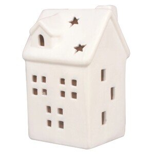 Anděl Přerov Domček z porcelánu s LED, 7 x 11,5 cm