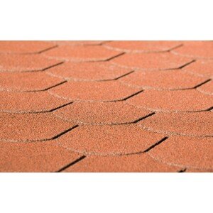 Weka Strešné šindle bobrovka, červená, 3 m2