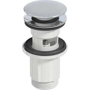 Prevex Umývadlová výpust click-clack 1 1/4", nerezová oceľ