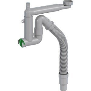 Prevex Drezový sifón Smartloc pre 1 vaničku, 1 1/2", pr. 40/50 mm