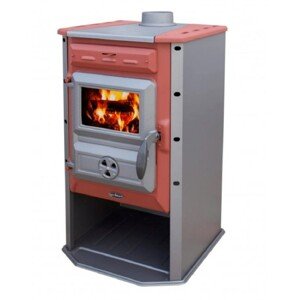 Tim Sistem Krbové kachle Magic Stove Eco, 6,9 kW, červené, 90,5 x 51 x 49 cm