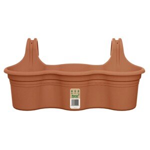 Florus Balkónový kvetináč Mediterran Hanger Trio terakota 52 x 26,2 x 24 cm