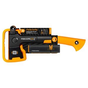 Fiskars Univerzálna sekera X-series X14 (XS) + ostrič nožov a sekier Xsharp