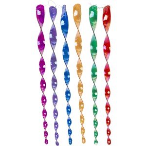 Sunny Garden Závesná veterná špirála plastová rôzne farby 60 x 3 cm, 1 ks