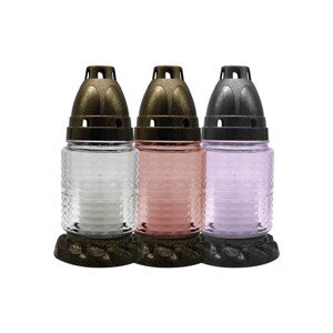 Náhrobné sklo rôznej farby s vkladom 30 g, 17 cm