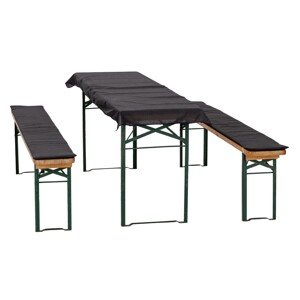 Beo Súprava polstrov a obrusu pre pivný set MM08, uni sivá, 3dielna