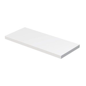 INTEDOOR Umývadlová doska BEE bez výrezu, š. 110 cm, biela mat