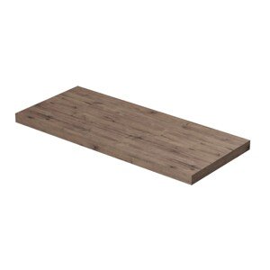 INTEDOOR Umývadlová doska BEE bez výrezu, š. 130 cm, dub Wellington