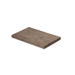 INTEDOOR Umývadlová doska BEE bez výrezu, š. 80 cm, dub Wellington