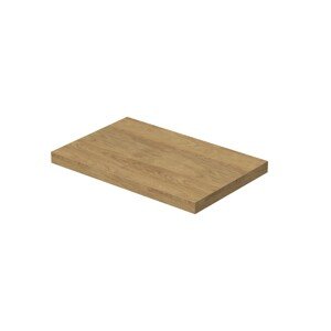 INTEDOOR Umývadlová doska BEE bez výrezu, š. 80 cm, dub Hickory