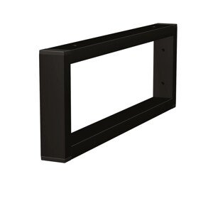 INTEDOOR Konzola BEE hranatá, 16 x 4 x 45 cm, čierna mat