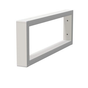 INTEDOOR Konzola BEE hranatá, 16 x 4 x 45 cm, biela mat