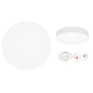 Ecolite LED stropné svietidlo TERA biele 48 W, 3900 lm, 4100 K, pr. 30 x 4,5 cm