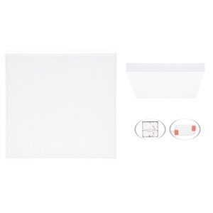 Ecolite LED stropné svietidlo TRIM biele 24 W, 1950 lm, 4100 K, 17 x 17 x 4,5 cm