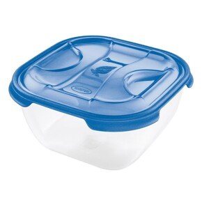 Tontarelli Dóza na potraviny NUVOLA Square oceánová modrá 2 l