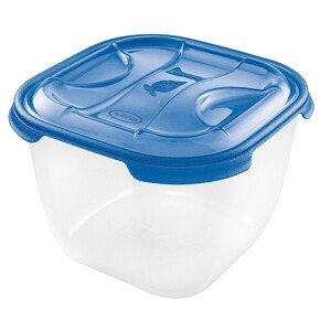 Tontarelli Dóza na potraviny NUVOLA Square oceánová modrá 3 l