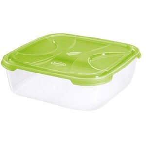 Tontarelli Dóza na potraviny NUVOLA Square limetková zelená 7 l