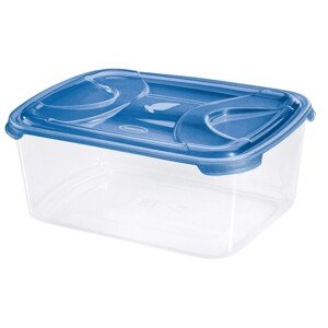 Tontarelli Dóza na potraviny NUVOLA Rectangular oceánová modrá 5 l