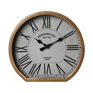 SPLENDID Nástenné hodiny RITTER, béžová/zlatá, 18 x 17 x 6,5 cm