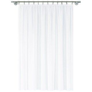 SPLENDID Záclona DIANA s páskou, biela, 300 x 280 cm