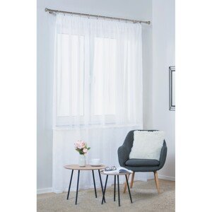 SPLENDID Záclona DIANA s páskou, biela, 400 x 260 cm