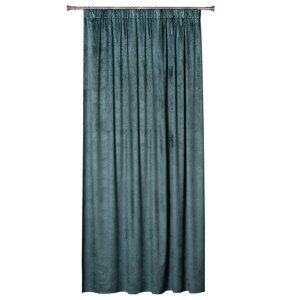 SPLENDID Záves BLOCKS s páskou, zelená, 200 x 245 cm