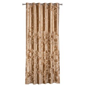 SPLENDID Záves FROSTY s očkami, zlatá, 200 x 245 cm