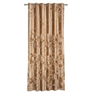 SPLENDID Záves FROSTY s očkami, zlatá, 200 x 260 cm