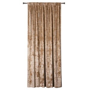 SPLENDID Záves FROSTY s páskou, zlatá, 200 x 245 cm