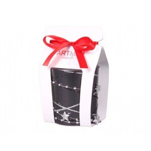 Artman Candles Vonná sviečka v skle GIRLANDA čierna 130 g