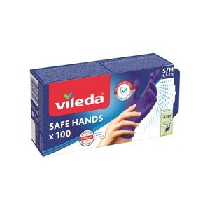 Vileda Safe Hands rukavice 100 ks, veľ. S/M