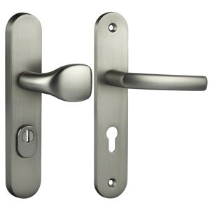 Cobra Štítové ochranné dverné kovanie C101 PZ72 LI/RE prekrytka, mat.nikel nerez