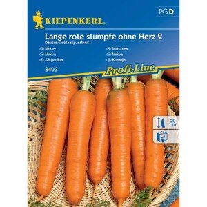 KIEPENKERL Mrkva (Daucus carota ssp. sativus) dlhé červené, bez srdca