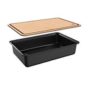 Weber Works Doštička na krájanie s nádobou