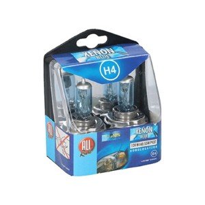 ALL RIDE Autožiarovka H4 xenón modrá, 12V, 2 ks
