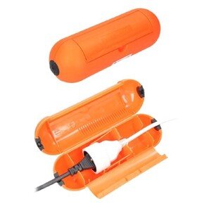 Solight Ochranné púzdro na káble, IP44, oranžová