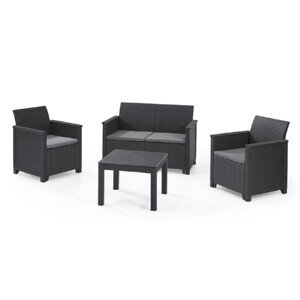 Zostava záhradného nábytku Elodie s klasickým stolom Chicago, 4dielna