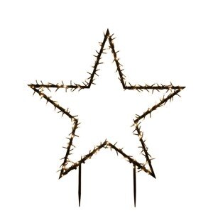 Luca Lighting Vianočné dekor. Classic hviezda 150LED teplá biela IP44 90x102cm