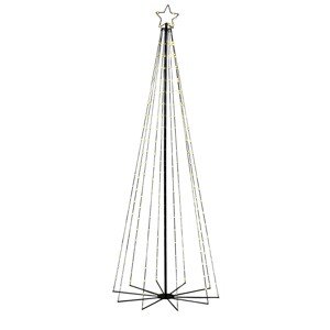 Luca Lighting Vianočná dekor. stromček 230 LED teplá biela, IP44, pr. 90x240cm