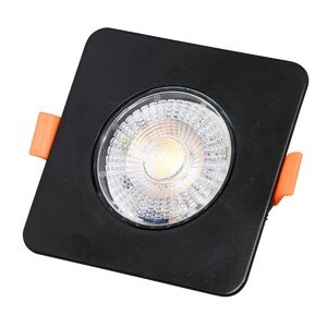 LED vstavané stropné svietidlo KENT 3/5/7W 560lm 3000/4000/6000K čierne 9x9x3 cm