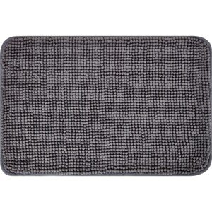 baliv Kúpeľňová predložka z polyesteru, tmavo sivá, 40 x 60 cm