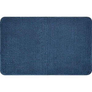 baliv Kúpeľňová predložka z polyesteru, tmavá modrá, 50 x 80 cm