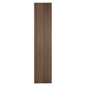 Denpanels Akustický panel WOOD orech prír. čierna MDF čierna plsť 240x52x1,8cm