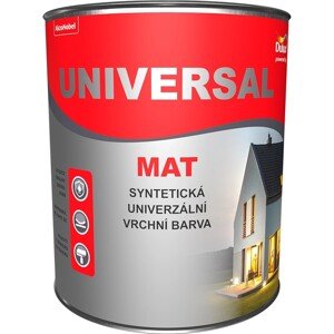 Dulux Vrchná farba na drevo a kov UNIVERSAL MAT 100M biela 0,75 l