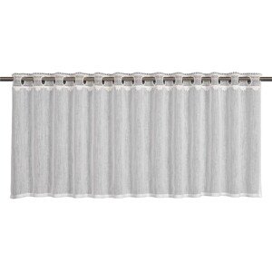 Sehlbach Vitrážová záclona biela 135 x 45 cm