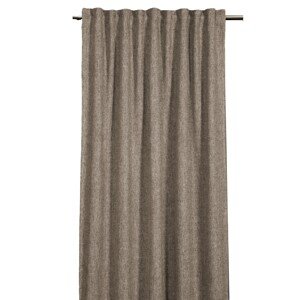 Sehlbach Záves so skrytými pútkami, Dimout fleece, hnedý, 175 x 130 cm